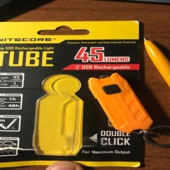 Фонарь NITECORE TUBE 2017 ORANGE NICHIA 16447